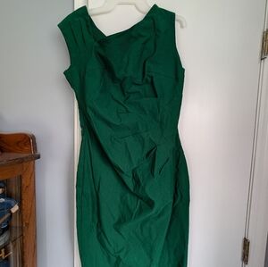 Green short formal dress